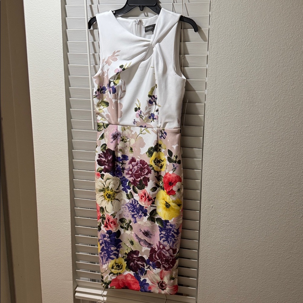 Donna Ricco Elegant White Dress